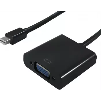 SECOMP STANDARD Mini DisplayPort auf VGA Adapter, Mini DP Stecker auf VGA Buchse S3205