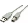 SECOMP STANDARD USB 2.0 Kabel, Typ A-B, Beige, 0,8 m (S3101)