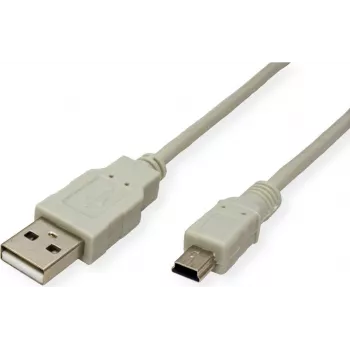 SECOMP STANDARD USB 2.0 Kabel, Typ A auf 5-Pin Mini, 3 m (S3143)