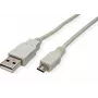 SECOMP STANDARD USB 2.0 Kabel, USB A Stecker auf Micro USB B Stecker, 3 m, Schwarz S3153