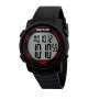SECTOR MAN R3251543001 (44mm) Quarzuhr - Schwarzes Zifferblatt, Silikonarmband