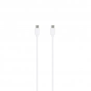 SEEK TOTI 20W Type-C PD Wandladegerät mit Type-C auf Type-C, 1 m PVC-Datenkabel 3A, Weiß