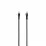 SEEK TOTI USB-C zu USB-C 2m geflochtenes Kabel 3A Schwarz