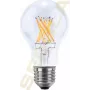 SEGULA LED-Filamentlampe klar E27 6,5W 2700K dimmbar A60