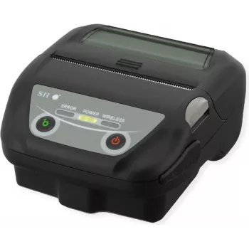 SEIKO MP-B30 / MP-B30L Mobiler Thermodirektdrucker, 203dpi, USB, WLAN, Schwarz, Kit mit USB-Kabel, Gürtelclip, Akku