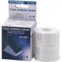 Seiko SLP-2RLC Klare Adressetiketten 28x89mm, 2 Rollen, 260 Etiketten, Weiß, Permanentkleber, Direktthermo, für Smart Label Printer