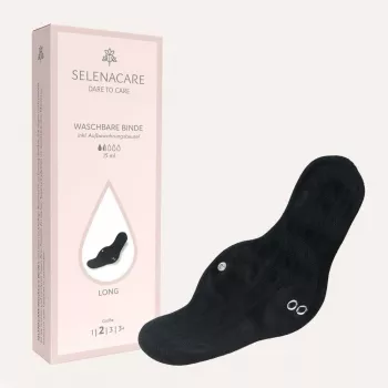 Selenacare Waschbare Einlage / 1 - Wiederverwendbare Menstruationseinlage für leichten bis mittleren Fluss