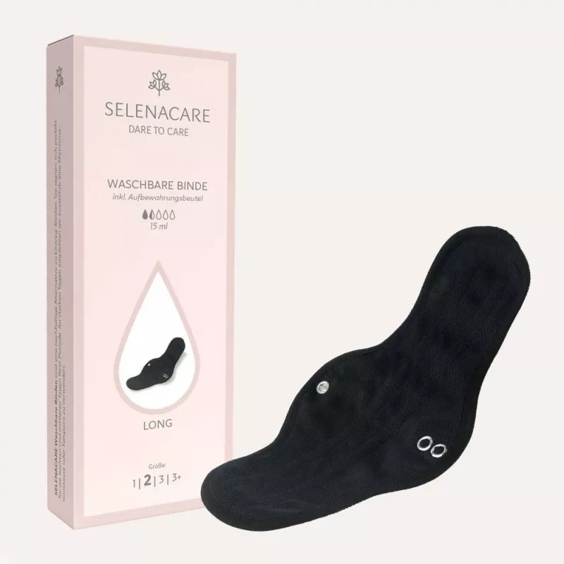 Selenacare Waschbare Einlage / 1 - Wiederverwendbare Menstruationseinlage für leichten bis mittleren Fluss