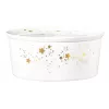 SELTMANN LIBERTY GOLDEN STARS Servierschale mit Deckel 21x9 cm