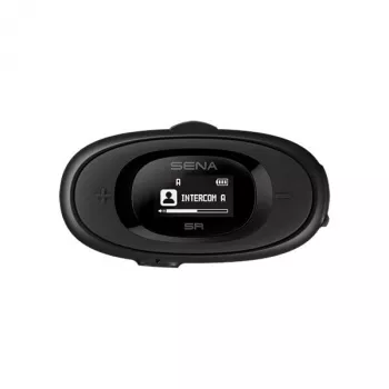 SENA 5R Motorrad Bluetooth Kommunikationssystem, basierend auf A20, Schwarz