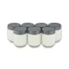 Severin JG 3510 Joghurtbereiter, 7 x 150 ml Becher, Dark Inox/Schwarz