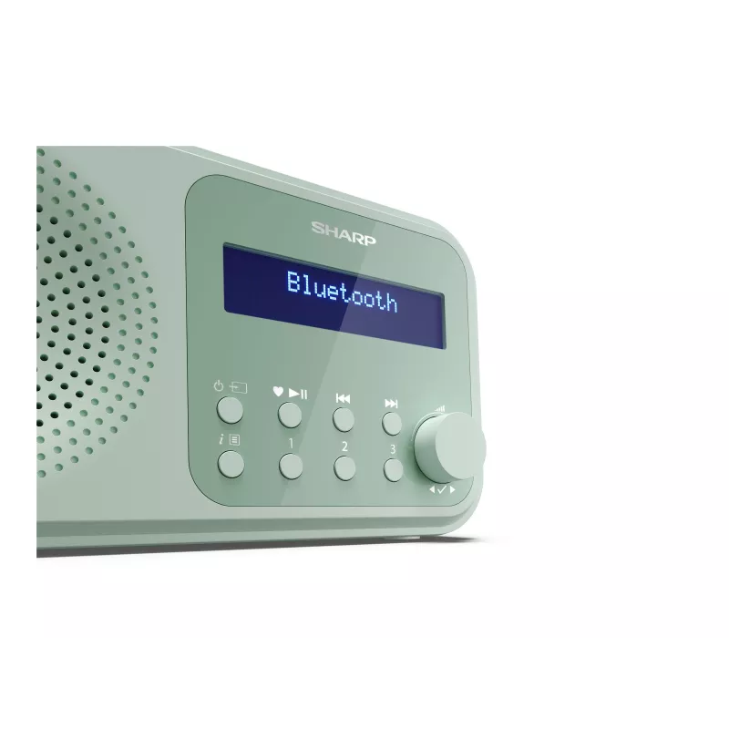 Sharp Tokyo DR-P420(GN) tragbares DAB+/FM-Radio, Bluetooth 5.0, Aquamarine Green