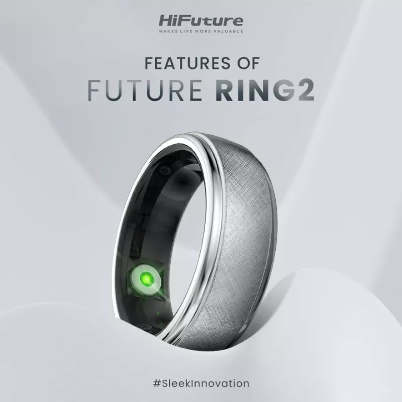HiFuture Ring2 Smart Ring, Größe 8 (60 mm), Rose Gold