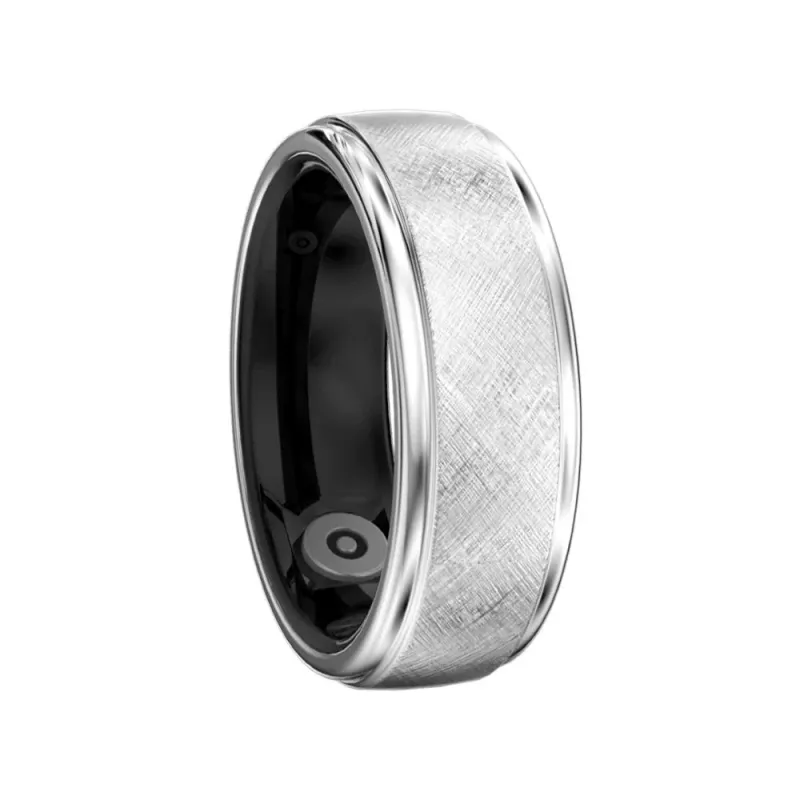 HiFuture Ring2 Smart Ring, Größe 12 (68 mm), Titanium Silver