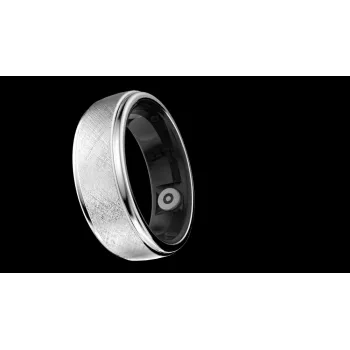 HiFuture Ring2 Smart Ring, Größe 12 (68 mm), Titanium Silver