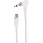 shiverpeaks® 3,5mm Audiokabel, gewinkelt zu gerade, Weiß, 3m (BS14-08046)