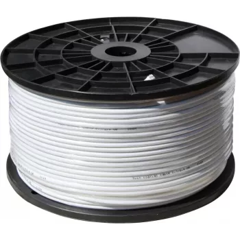 SHIVERPEAKS BASIC-S SAT-Koaxialkabel 0,9/4,6, dreifach geschirmt, CCS, Kunststoffspule, 110dB, 100m (BS81900-15)