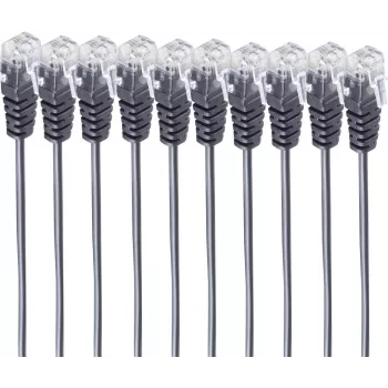 shiverpeaks BASIC-S Telefonanschlusskabel RJ11 auf RJ11, 2m, Schwarz, 10er-Pack (BS70084-2-SET10)
