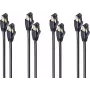 shiverpeaks BS08-41025-4 Cat.8.1 F/FTP Patchkabel, 1 m, Schwarz