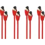 shiverpeaks BS08-41074-4 Cat8.1 F/FTP Netzwerkkabel, RJ45, Rot, 10 m