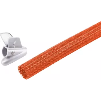 SHIVERPEAKS BS18-36067 Flexibles Kabelkanal-Set, 25 mm, Orange, 7,5 m