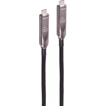 SHIVERPEAKS BS30-43085 USB-C Hybrid Aktives Optisches Kabel 15m 8K 10Gbps 60W