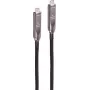 SHIVERPEAKS BS30-43215 USB-C Hybrid-Kabel 3.2 Gen 2, 8K Video, 10 Gbps Daten, 60W Power Delivery, 12,5 m, Schwarz