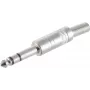 ShiverPeaks BS50200 6,3-mm-Klinkenstecker stereo, 3-polig, Metall, lötbar, mit Knickschutz