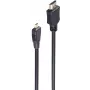 shiverpeaks BS77470-0.5-3 High-Speed-HDMI-Kabel mit Ethernet - Typ A auf Micro HDMI (Typ D), 0,5 m, Schwarz