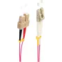 SHIVERPEAKS BS77941/4 OM4 LC auf SC Duplex Multimode LWL-Patchkabel, 15 m, Violett