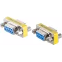SHIVERPEAKS BS78254 9-Pin D-SUB Adapter Stecker auf Buchse, Silber
