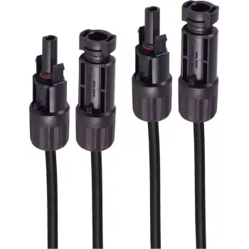 SHIVERPEAKS PV4 Solar-Verlängerungskabel-Set, 4 mm², 20 m, MC4, Schwarz, 2er-Pack BS02-32095
