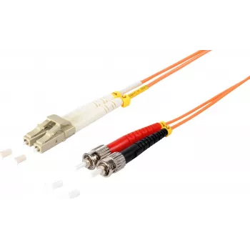 SHIVERPEAKS S-Conn 10m LC/ST Duplex Multimode OM2 Glasfaser-Patchkabel, Orange CO 77950