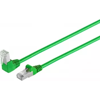 SHIVERPEAKS S/CONN maximum connectivity Cat 6 S/FTP PIMF Netzwerk-Patchkabel, gewinkelt auf gerade, grün, 3,0 m (08-64043)