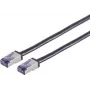 SHIVERPEAKS S/CONN maximum connectivity Cat. 6A Flex S/FTP Patchkabel, 2,0m, Schwarz 08-28035