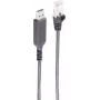 SHIVERPEAKS USB-A auf RJ45 Gigabit Ethernet Adapterkabel, 2m, Schwarz BS13-52035