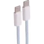 SHIVERPEAKS USB-C Ladekabel, USB 2.0, 240W PD, blaues geflochtenes Textil, 1m BS14-22021
