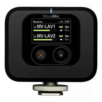 Shure MV88+W-KIT-Z6 Drahtloses Stereomikrofon mit Kamerahalter-Empfänger