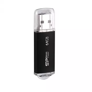 Silicon Power Ultima II i-Series USB-Stick 64GB, Schwarz (SP064GBUF2M01V1K)