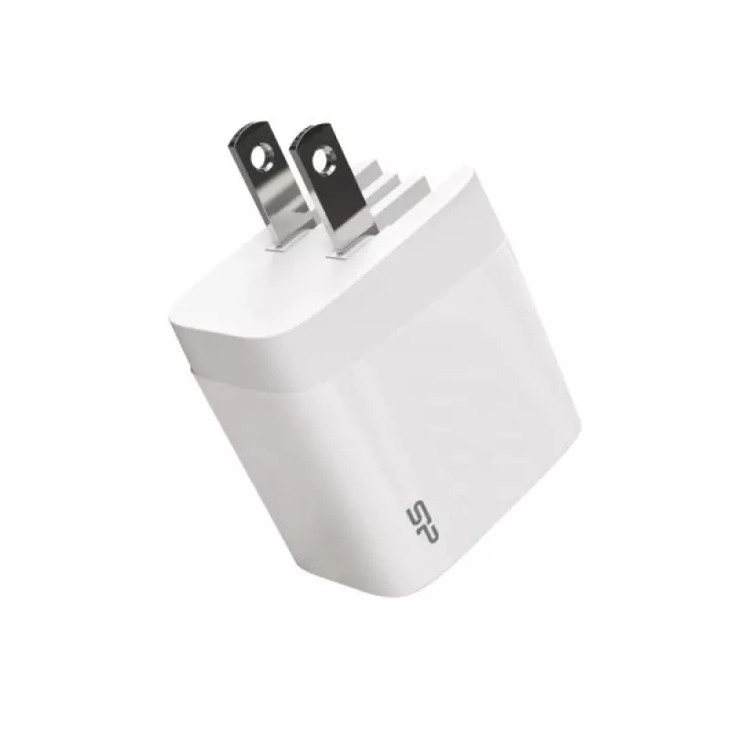 Silicon Power Boost Charger QM16 20W Reise-Ladegerät, USB-A + USB-C, EU/US/UK/AU Stecker, Weiß