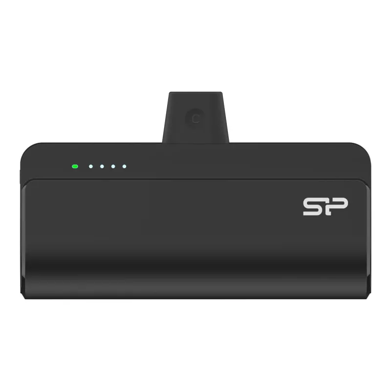 Silicon Power QD50 Powerbank, 5000 mAh, USB-C, Schwarz (SP5K0MAPBKQD500K)