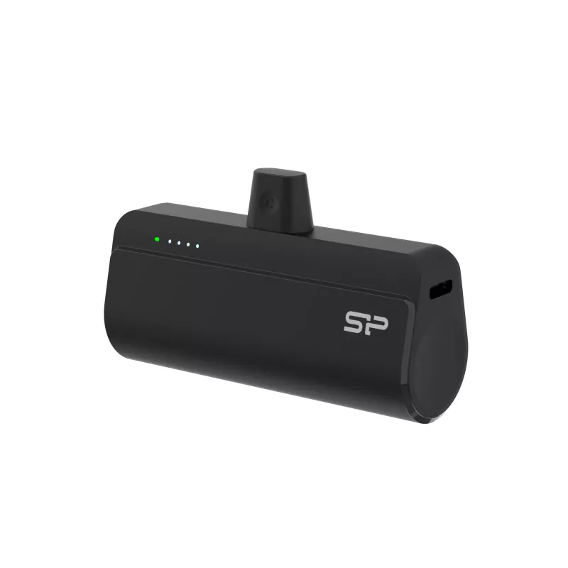 Silicon Power QD50 Powerbank, 5000 mAh, USB-C, Schwarz (SP5K0MAPBKQD500K)