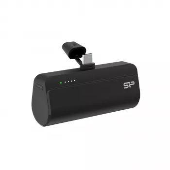 Silicon Power QD50 Powerbank, 5000 mAh, USB-C, Schwarz (SP5K0MAPBKQD500K)