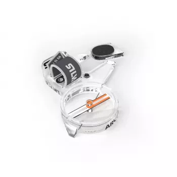 Silva Arc Jet Linkshänder-Daumenkompass – Schwarz