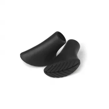 Silva Rubber Paws Trekkingstockspitzen (Paar) - Schwarz, 11 mm