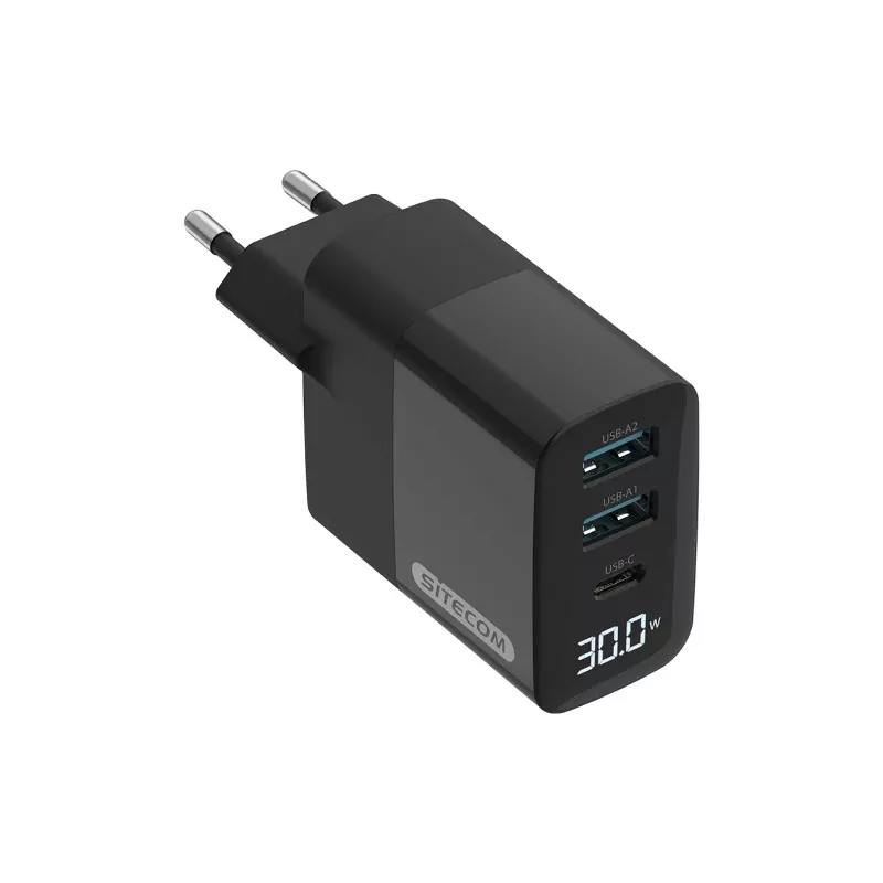 Sitecom CH-1001 Universal-Ladegerät, USB-C, schwarz