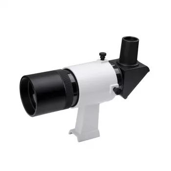 Skywatcher 9x50 Sucherfernrohr mit Winkelaufsatz gerade 90 (Schwarz)