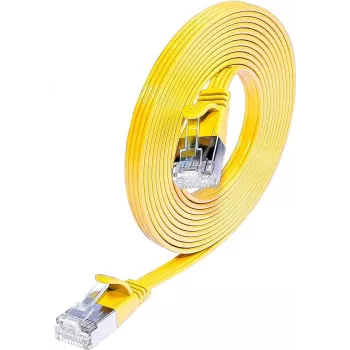 Wirewin Cat.6 SLIM Patchkabel STP (PIMF), 0,1 m, Gelb PKW-STP-SLIM-KAT6 0.1 GE