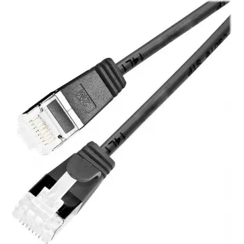 Wirewin Cat 6a U/FTP Slim Ethernet Patchkabel, RJ45, Schwarz, 2,0 m PKW-LIGHT-STP-K6A 2.0 SW