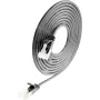 Wirewin PKW-LIGHT-STP-K6A 0.25 SW Cat 6a U/FTP Slim Round Patchkabel, 0,25 m, Schwarz, PoE